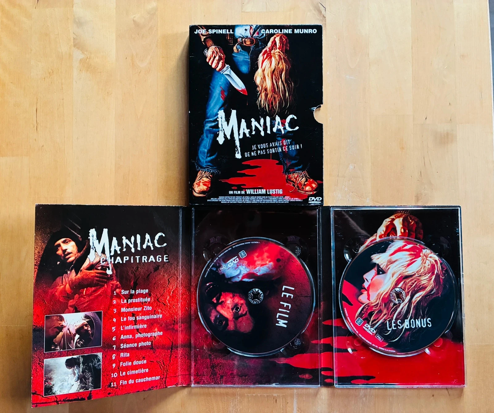 DVD Maniac de William Lustig edición coleccionista. – photo 3